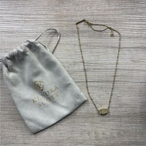 Kendra Scott Gold Pendant Necklace